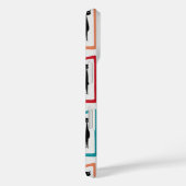 Schrödingers Cat Mid Century Modern farbig Case-Mate iPhone Hülle (Rückseite / Rechts)