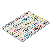Schrödingers Cat Mid Century Modern farbig Notizblock (Linke Seite)
