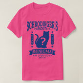 Schrodingers Cat Quantum Mechanics Paradox Geek T-Shirt (Design vorne)
