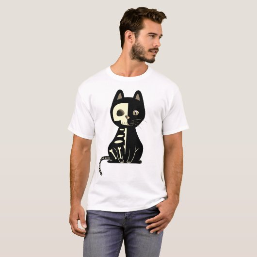 Schrodingers Cat Quantum Mechanics Paradox Physik T-Shirt (Vorne ganz)