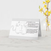 Schrodingers Kat & Künstliche Intelligenz Karte (Gelbe Blume)