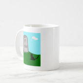 Schrödingers Katze 1 - Schrödinger 0 Kaffeetasse (Vorderseite Links)