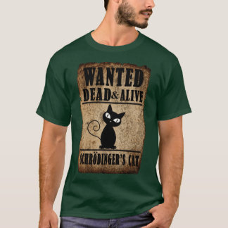Schrödingers Katze gesucht tot lebendig vintage re T-Shirt