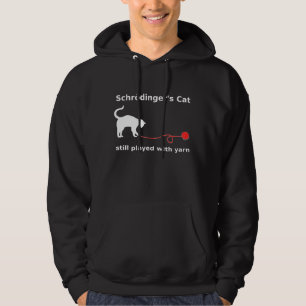 "Schrödingers Katze" Hoodie (dunkel)