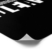 Schrodingers Katze ist lebendig tot Paradox Scienc Poster (Ecke)