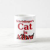 Schrodingers Katze ist lebendige Tote Kaffeetasse (Mittel)