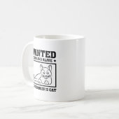 Schrödingers Katze Kaffeetasse (Vorderseite Links)