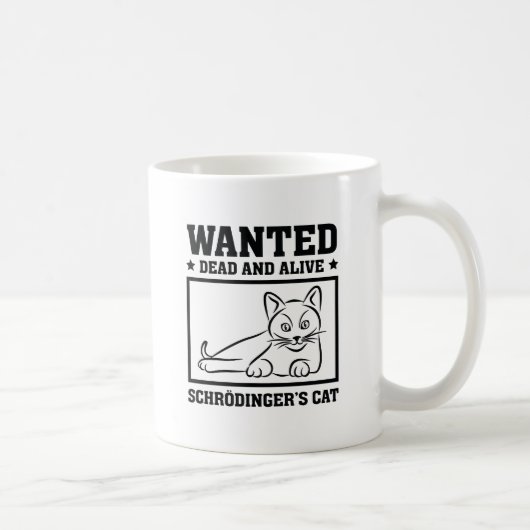 Schrödingers Katze Kaffeetasse (Rechts)