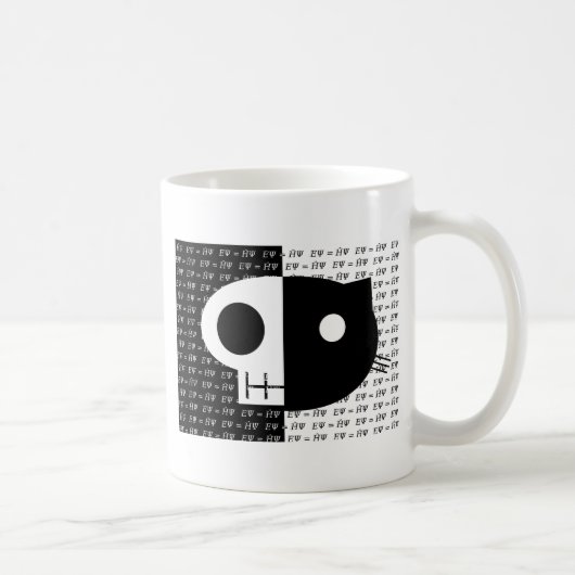 Schrödingers Katze Kaffeetasse (Rechts)