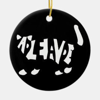 Schrödingers Katze Keramik Ornament