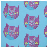 Schrödingers Katze, künstlerisch Stoff (Muster)