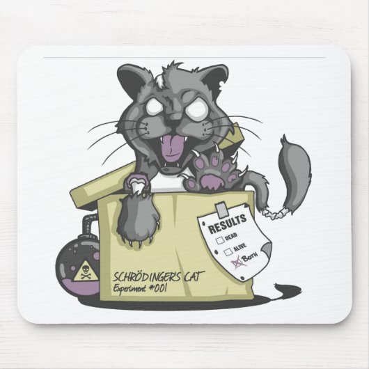 Schrodingers Katze - neu Mousepad (Vorne)