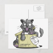 Schrodingers Katze - neu Postkarte (Vorne/Hinten)