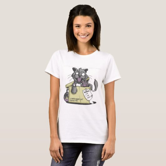 Schrodingers Katze - neu T-Shirt (Vorne ganz)