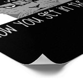 Schrodingers Katze - Physiker Poster (Ecke)