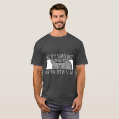 Schrödingers Katze retro T-Shirt (Vorne ganz)