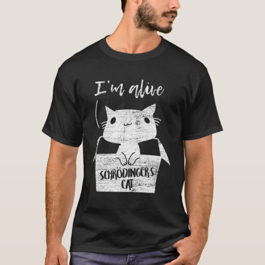 Schrödinger's Katze T-Shirt (Vorderseite)
