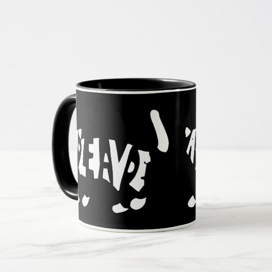 Schrödingers Katze Tasse (Vorderseite Links)