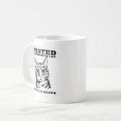Schrodingers Katze wollten Tote oder lebendiges Kaffeetasse (Vorderseite Links)