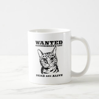 Schrodingers Katze wollten Tote oder lebendiges Kaffeetasse