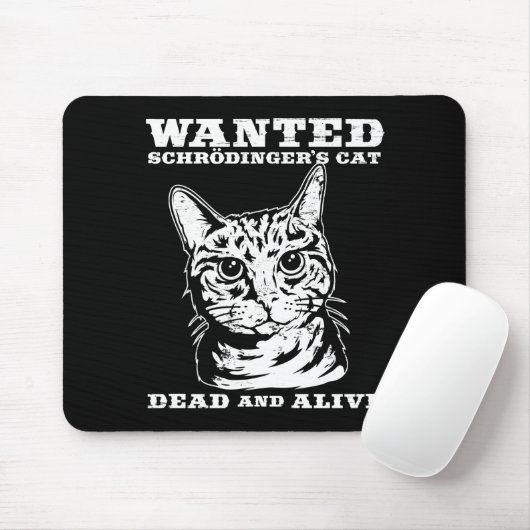Schrodingers Katze wollten Tote oder lebendiges Mousepad (Mit Mouse)