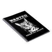 Schrodingers Katze wollten Tote oder lebendiges Notizblock (Rechte Seite)