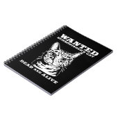 Schrodingers Katze wollten Tote oder lebendiges Notizblock (Linke Seite)