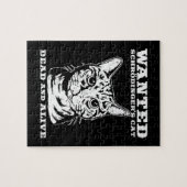 Schrodingers Katze wollten Tote oder lebendiges Puzzle (Horizontal)