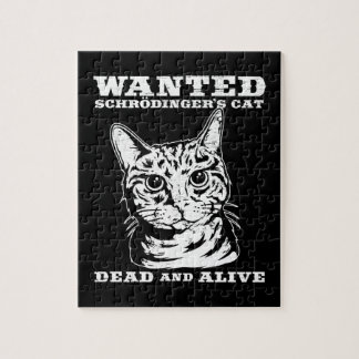 Schrodingers Katze wollten Tote oder lebendiges Puzzle
