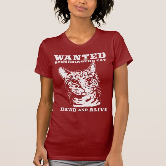 Schrodingers Katze wollten Tote oder lebendiges T-Shirt (Vorderseite)