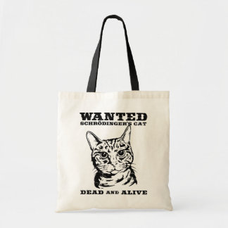 Schrodingers Katze wollten Tote oder lebendiges Tragetasche