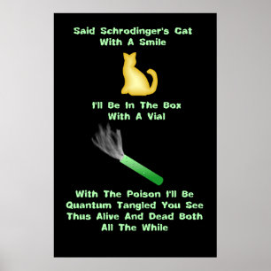 Schrodingers KatzeLimerick Poster