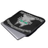 Schrodingers Katzelustiger Geek-Spaß Laptopschutzhülle (Vorne Knopf)