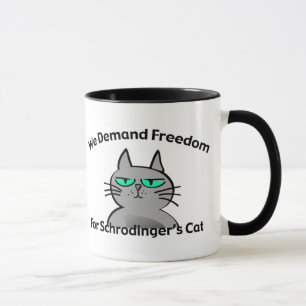 Schrodingers Katzelustiger Geek-Spaß Tasse