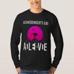 Schrodingers katzen in einer Schachtel Tote und le T-Shirt