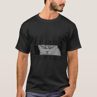 Schrodingers Katzendesign Quantenmechanik T-Shirt