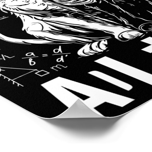 Schrodingers Katzentot und lebendige Physik Poster (Ecke)