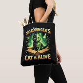 Schrödingers neugierige Katze Tasche (Von Nahem)