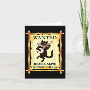 Schrodingers Physik-Kat-Quantum-Physiker Karte