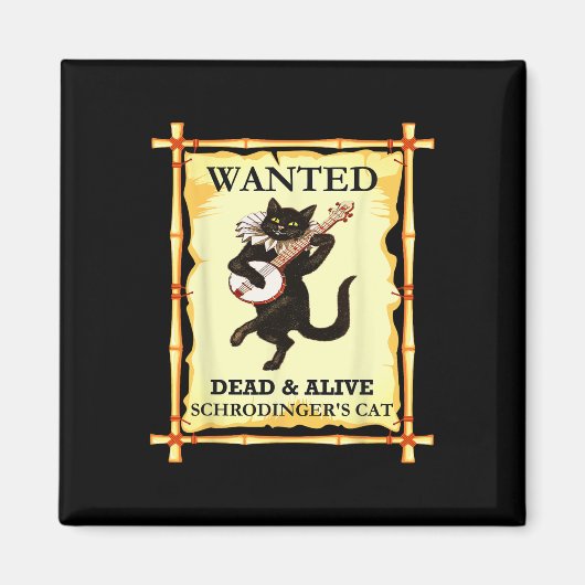 Schrodingers Physik-Kat-Quantum-Physiker Magnet (Vorne)