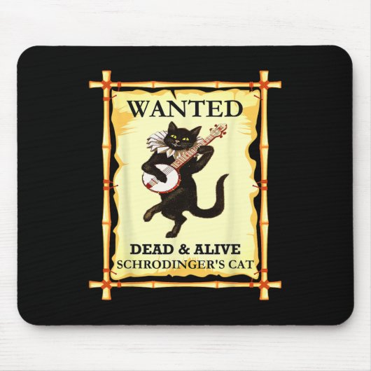 Schrodingers Physik-Kat-Quantum-Physiker Mousepad (Vorne)