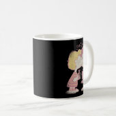 Schroeder & Lucy Valentine's Day Kiss Kaffeetasse (VorderseiteRechts)