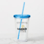 Schroeder Charlie Brown Music Acryltrinkbecher (Rückseite)