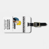 Schroeder Charlie Brown Music Gepäckanhänger (Vorderseite horizontal)