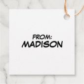 Schroeder Charlie Brown Music Geschenkanhänger (Rückseite)