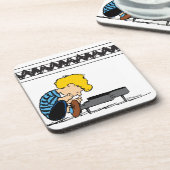 Schroeder Charlie Brown Music Getränkeuntersetzer (Linke Seite)