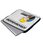 Schroeder Charlie Brown Music Laptopschutzhülle (Vorne Knopf)
