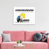Schroeder Charlie Brown Music Leinwanddruck (Insitu (Wohnzimmer))