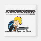 Schroeder Charlie Brown Music Magnet (Vorne)