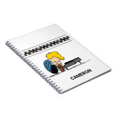 Schroeder Charlie Brown Music Notizblock (Rechte Seite)